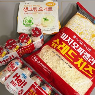 [구매평]덴마크 유제품 패키지 ★ 피자치즈/요구르트/생크림요거트 — 5점을 준 리뷰어가 2025년 2월 올린 사용 사진