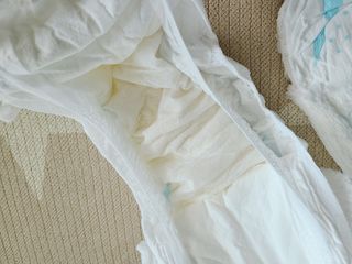 오브맘 밤 프리미엄 아기 기저귀 팬티형 밴드형 — 5점을 준 리뷰어가 2020년 12월 올린 사용 사진