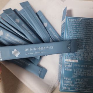클린24시간 슬림앤유산균 1박스 (3.5g X 15포) — 4.5점을 준 리뷰어가 2023년 2월 올린 사용 사진