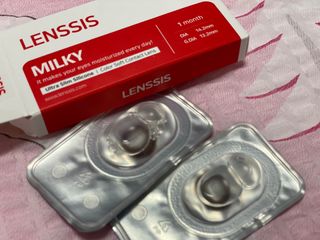 렌시스 LENSSIS [ 렌시스 ] 데일리 소프트한 색감렌즈 ＃밀키시리즈 1개월용 ｜ 3컬러 중 택1 ｜ — 5점을 준 리뷰어가 2021년 6월 올린 사용 사진