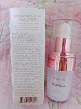 나우 [리브엠] 123억개 엑소좀으로 채운 눈부신 광채, 엑소코어 화이트닝 텐션 앰플 — 5점을 준 리뷰어가 2023년 10월 올린 사용 사진