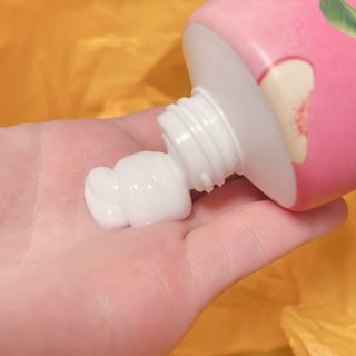 [후르디아] 복숭아 바디워시+바디에센스 세트 — 3점을 준 리뷰어가 2021년 2월 올린 사용 사진