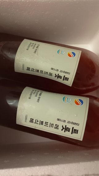 트롯전통식혜 트롯레드비트식혜 1리터 +500리터 — 5점을 준 리뷰어가 2021년 6월 올린 사용 사진