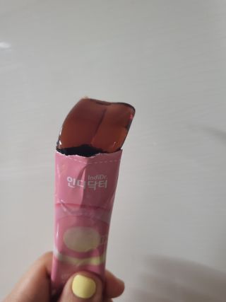 [인디닥터] 면역 생생 핑크 이뮨 젤리 — 5점을 준 리뷰어가 2022년 3월 올린 사용 사진