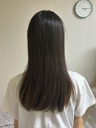 [유니프] 헤어 샤이니 핑크 컬러 트리트먼트240g — 5점을 준 리뷰어가 2023년 12월 올린 사용 사진
