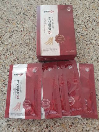 힘내라김홍삼 홍삼활력진 50ml x 5포 — 5점을 준 리뷰어가 2021년 3월 올린 사용 사진