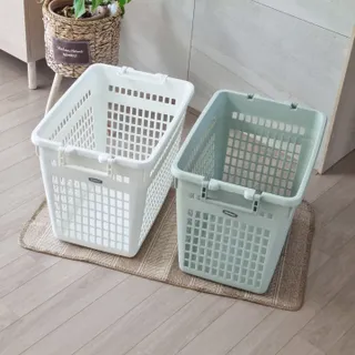 창신리빙 프랑코 빨래바구니 50L 2P 세트 — 5점을 준 리뷰어가 2023년 3월 올린 사용 사진