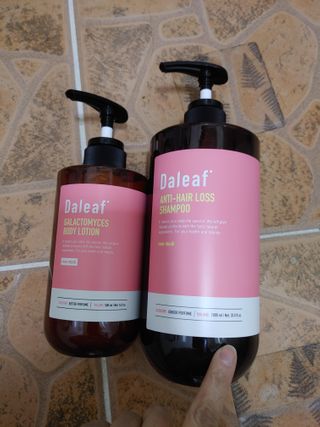 달리프 진저 베러 퍼퓸 탈모 완화 샴푸 1000ml 향 3종 — 5점을 준 리뷰어가 2021년 1월 올린 사용 사진
