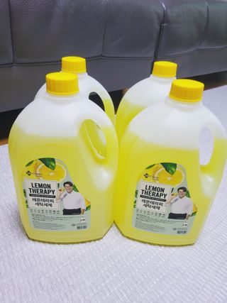 지오클린 레몬테라피 액체세제 2.5L 4개 — 5점을 준 리뷰어가 2022년 8월 올린 사용 사진