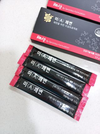 새롬바이오 리생 [미쾌변] 차전자피 식이섬유 건강기능식품 3팩 — 4점을 준 리뷰어가 2021년 6월 올린 사용 사진