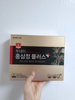 서울약사신협_투데이홍삼정플러스스틱_10g x 30포 — 5점을 준 리뷰어가 2021년 3월 올린 사용 사진