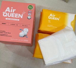 에어퀸 뉴브레스 유기농 생리대 4종 (팬티라이너 20P + 중형 10P + 대형 10P + 오버나이트 8P)_체험단 2차 — 5점을 준 리뷰어가 2024년 11월 올린 사용 사진