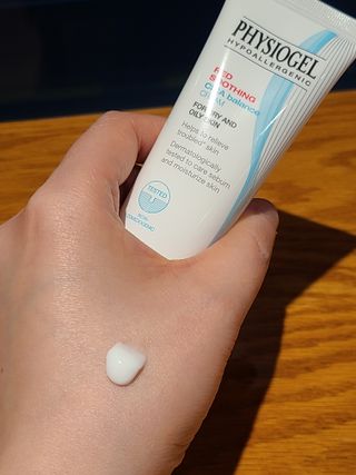 피지오겔 레드수딩 시카밸런스 크림 50ml — 5점을 준 리뷰어가 2022년 4월 올린 사용 사진