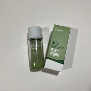 김정문알로에 큐어 큐어 알로에 리프레쉬 젤리 세럼, 큐어 알로에 하이드로 젤리 크림 — 4점을 준 리뷰어가 2021년 2월 올린 사용 사진