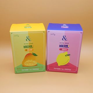 비타앤C 레몬맛, 망고맛 — 5점을 준 리뷰어가 2021년 7월 올린 사용 사진