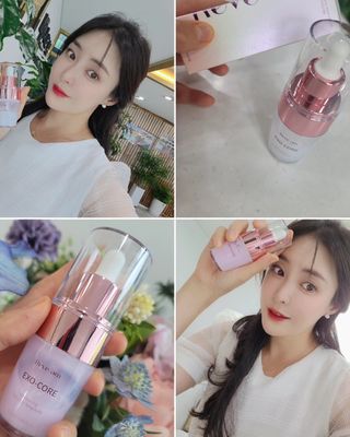 나우 [리브엠] 123억개 엑소좀으로 채운 눈부신 광채, 엑소코어 화이트닝 텐션 앰플 — 5점을 준 리뷰어가 2023년 9월 올린 사용 사진