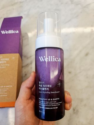 웰리카_V CARE 웰리카 락토 리프레싱 이너클렌저 — 5점을 준 리뷰어가 2020년 12월 올린 사용 사진