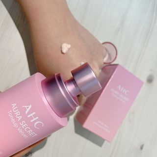 AHC 아우라 시크릿 톤업 벨벳 — 5점을 준 리뷰어가 2021년 4월 올린 사용 사진