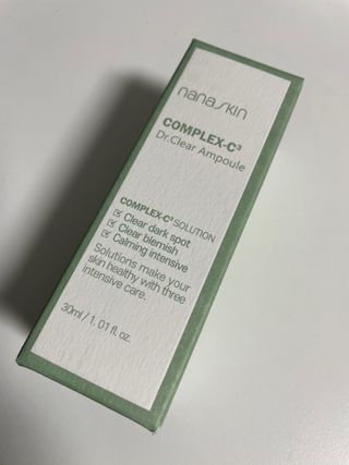 나나스킨 콤플렉스씨쓰리닥터클리어앰플 — 5점을 준 리뷰어가 2021년 4월 올린 사용 사진