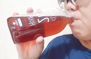 클린24시간 1BOX(5포) + 전용보틀(500ml) — 5점을 준 리뷰어가 2022년 11월 올린 사용 사진