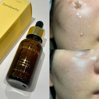 스킨큐어 산다화 비타민c 화이트닝 에센스 30ml — 5점을 준 리뷰어가 2023년 8월 올린 사용 사진