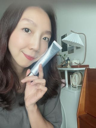 [NEW_버진팜스 깨죽크림] 쓱- 바르면 잡티가 사라지는 광/톤/결 비타민크림 — 5점을 준 리뷰어가 2021년 9월 올린 사용 사진