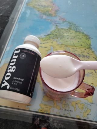 숲골 임실치즈마을 프로바이오 요거트 450ml 2개 — 5점을 준 리뷰어가 2021년 10월 올린 사용 사진