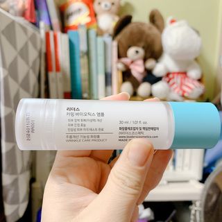 리더스코스메틱 카밍 바이오틱스 앰플 — 3.5점을 준 리뷰어가 2021년 2월 올린 사용 사진
