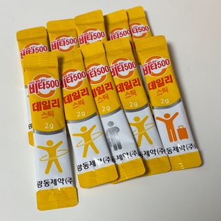 광동제약 [광동] 비타500데일리스틱 70포X2개 + 뚱랑이엽서 + 쇼핑백 증정 — 5점을 준 리뷰어가 2022년 1월 올린 사용 사진