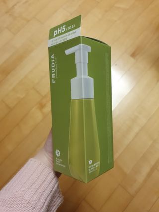 [후르디아] 아보카도 약산성 비건 여성 청결제 — 4점을 준 리뷰어가 2021년 4월 올린 사용 사진