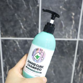 썸헤어 / SUMHAIR 썸헤어 데미지 클리닉 샴푸+트리트먼트 네롤리&민트티 — 5점을 준 리뷰어가 2021년 6월 올린 사용 사진