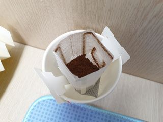 (주)쟈뎅 쟈뎅 클래스 핸드 드립 커피 10P 2종_디카페인 1종+랜덤 플레이버 1종 — 4점을 준 리뷰어가 2021년 4월 올린 사용 사진