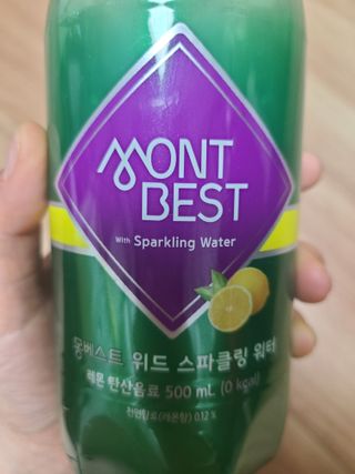 몽베스트 Montbest with Sparkling water Lemon OR Lime 20병(랜덤) — 5점을 준 리뷰어가 2022년 7월 올린 사용 사진