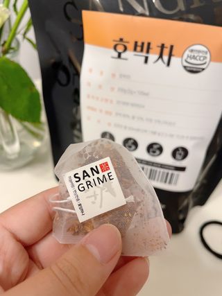 산그리메 국내산 호박차 100티백 대용량 삼각티백차 — 5점을 준 리뷰어가 2021년 7월 올린 사용 사진
