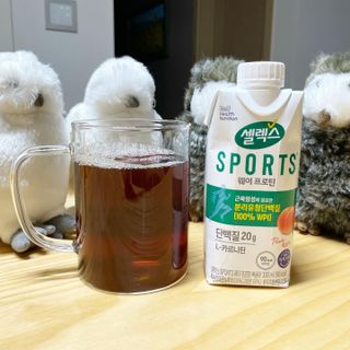 셀렉스스포츠 셀렉스 스포츠 웨이 프로틴 복숭아_ 330ml x 12팩 — 5점을 준 리뷰어가 2021년 10월 올린 사용 사진