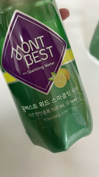몽베스트 Montbest with Sparkling water Lemon OR Lime 20병(랜덤) — 5점을 준 리뷰어가 2023년 3월 올린 사용 사진