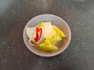 셰프애찬 단호박 백김치 1kg — 5점을 준 리뷰어가 2022년 10월 올린 사용 사진