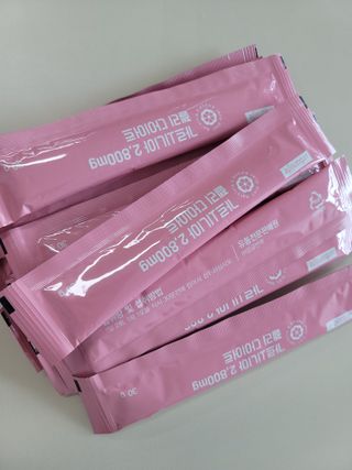 주식회사 얼굴반쪽 [얼굴반쪽 가르시니아 2,800mg] x 14포 1주 젤리 다이어트 보조제 체지방감소 — 3.5점을 준 리뷰어가 2021년 10월 올린 사용 사진