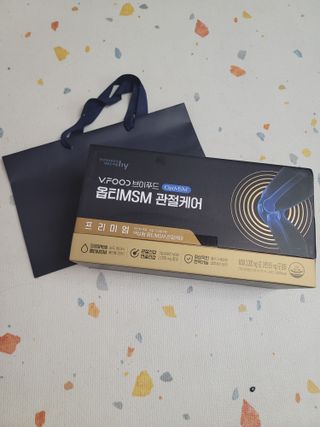 [브이푸드] 옵티MSM 관절케어 (70ml x30포) — 5점을 준 리뷰어가 2022년 6월 올린 사용 사진