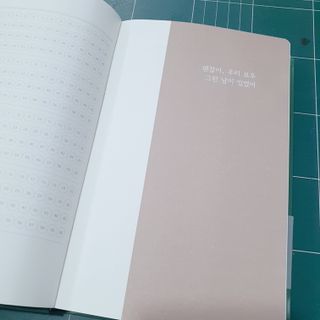 응원과 위로가 필요한 당신에게  리훈 하고싶은말 스터디 플래너 — 5점을 준 리뷰어가 2021년 3월 올린 사용 사진