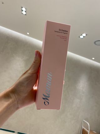 [비건인증]닥터데디스 마망치약 100g [임산부와 태아의 건강을 위해 만든 치약] + 여행용 미니치약 15g — 5점을 준 리뷰어가 2022년 8월 올린 사용 사진