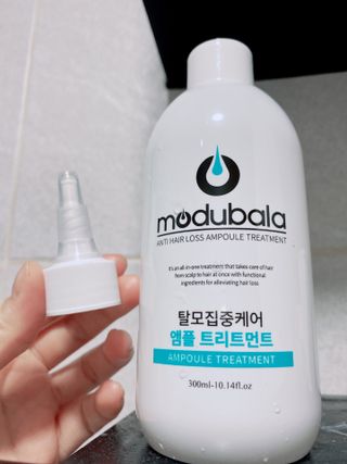 모두발라 탈모집중케어 앰플 트리트먼트 — 5점을 준 리뷰어가 2022년 3월 올린 사용 사진