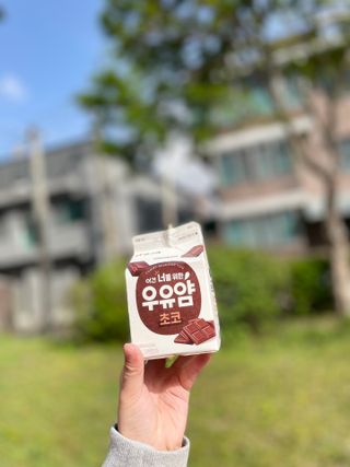 빙그레 우유얌 초코 / 우유얌 딸기 — 5점을 준 리뷰어가 2021년 4월 올린 사용 사진