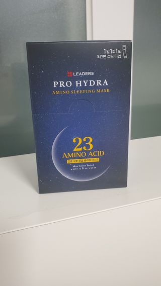 리더스코스메틱 리더스 프로 하이드라 아미노 슬리핑 마스크 — 4점을 준 리뷰어가 2021년 1월 올린 사용 사진