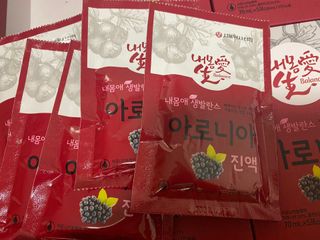 서울약사신협_내몸애생발란스아로니아_70ml x 30포 — 5점을 준 리뷰어가 2021년 6월 올린 사용 사진