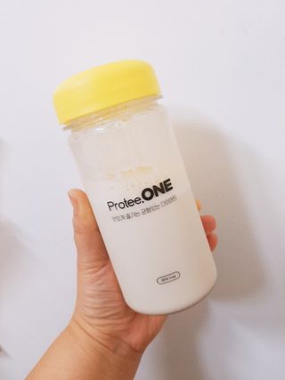 프로티원 단백질쉐이크 곡물맛 2주분 1통+보틀 — 5점을 준 리뷰어가 2021년 5월 올린 사용 사진