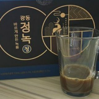 광동생활건강 [광동] 바르게 만든 녹용, 광동정녹청 30포. — 5점을 준 리뷰어가 2022년 1월 올린 사용 사진
