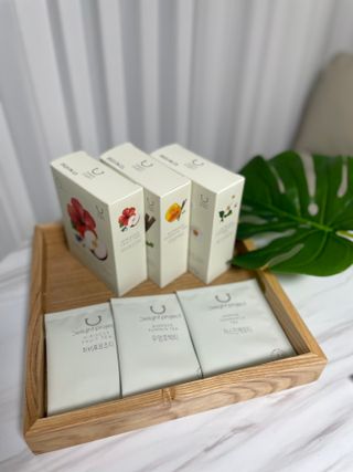 딜라이트 프로젝트 블렌딩티 우엉호박티, 히비후르츠티, 쟈스민캐모티 — 5점을 준 리뷰어가 2021년 7월 올린 사용 사진