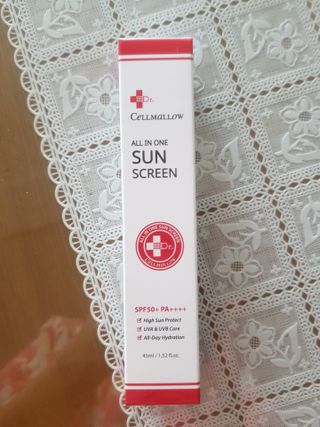 닥터셀멜로 셀멜로 올인원 선스크린 — 5점을 준 리뷰어가 2021년 4월 올린 사용 사진