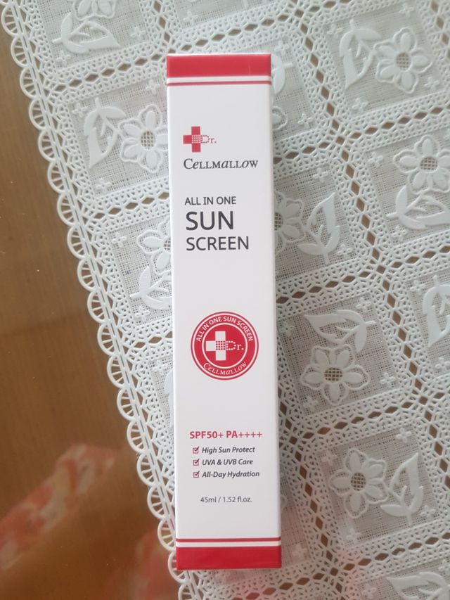 셀멜로 올인원 선스크린 리뷰 사진